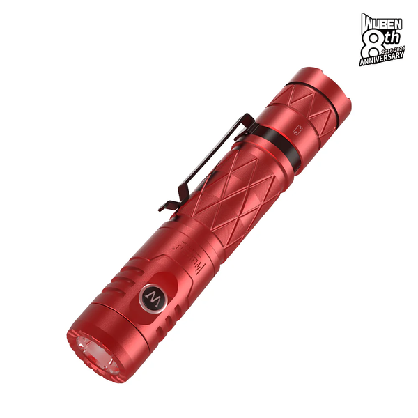 WUBEN E12R Red Фонарик ручной wub-e12r фото
