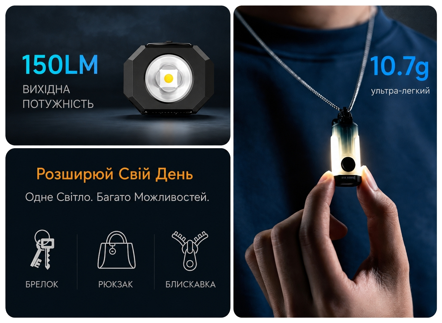 WUBEN E2 Pulse — EDC мініліхтар