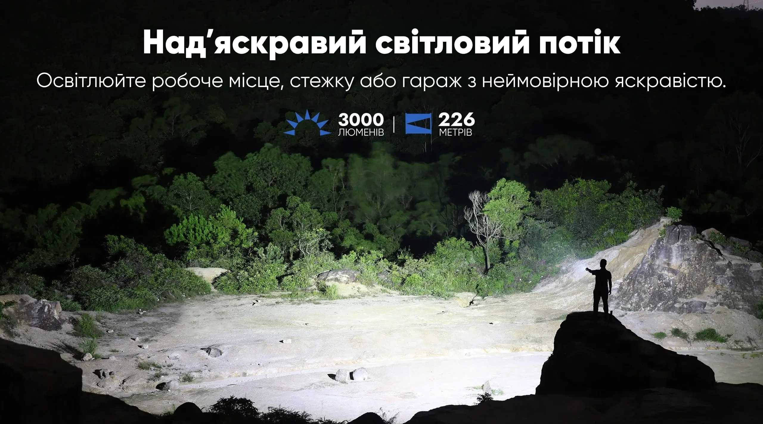 Wuben L3 дальність променя 226 метрів