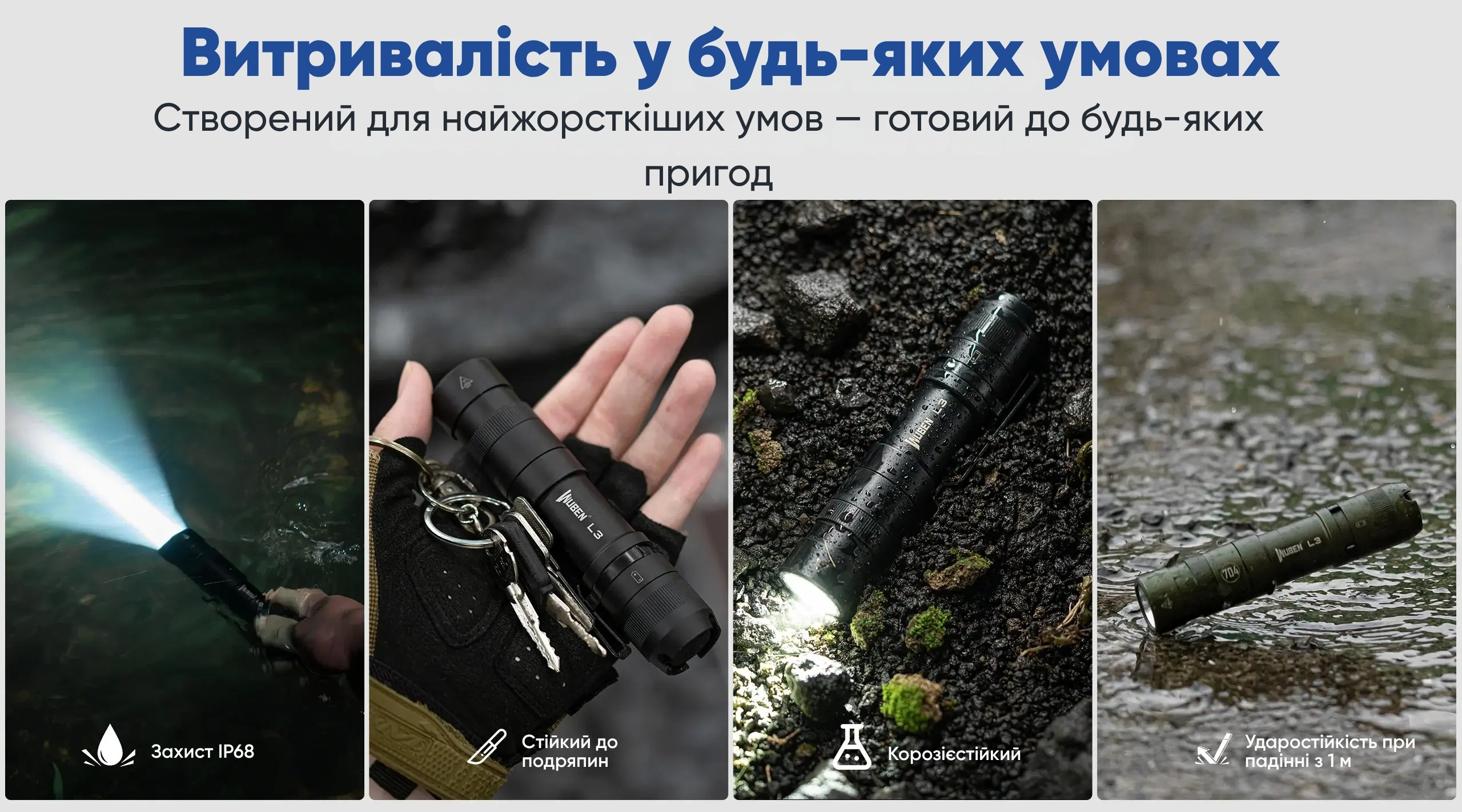 Wuben L3 CNC-обробка алюмінієвий корпус