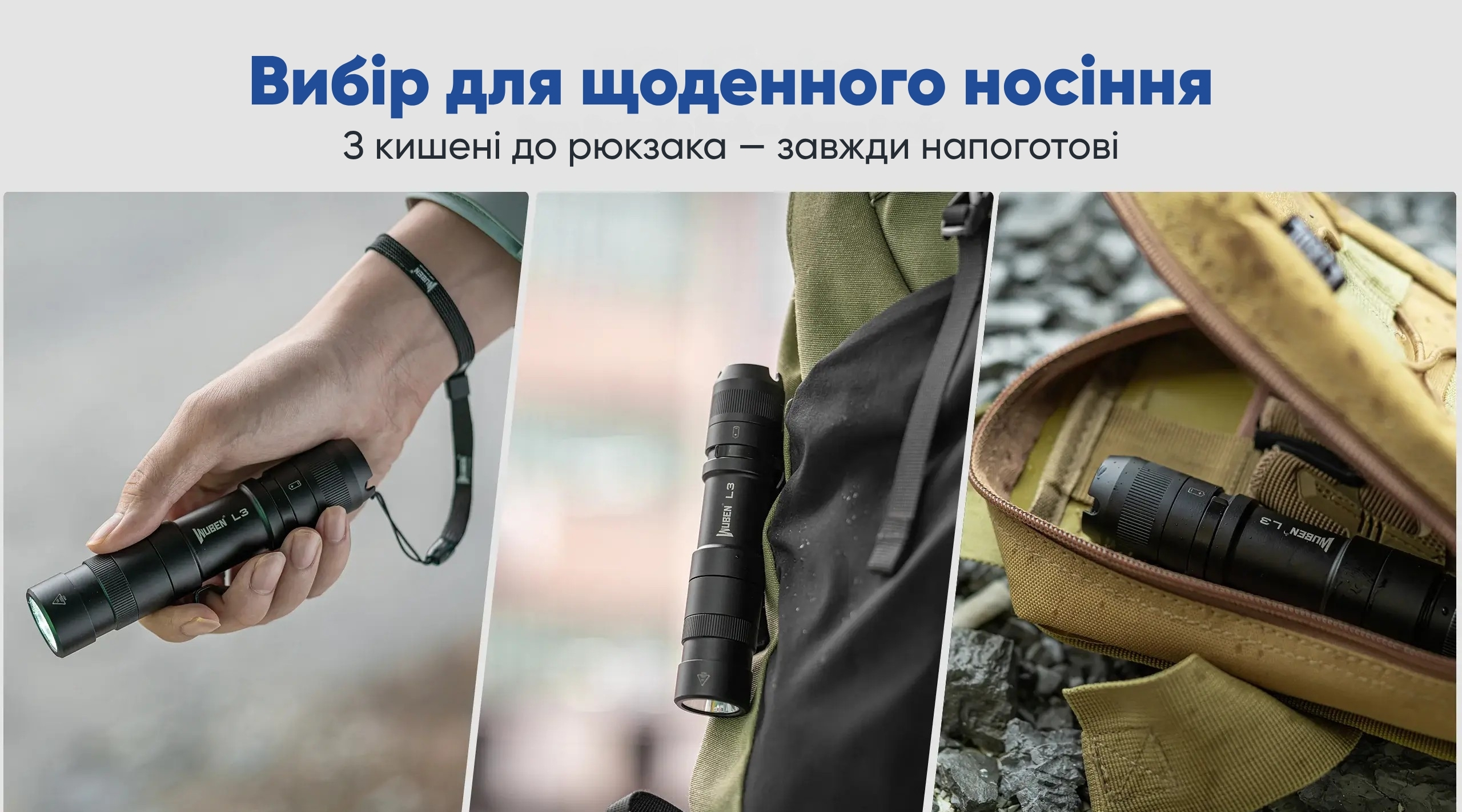 Wuben L3 захист IP68